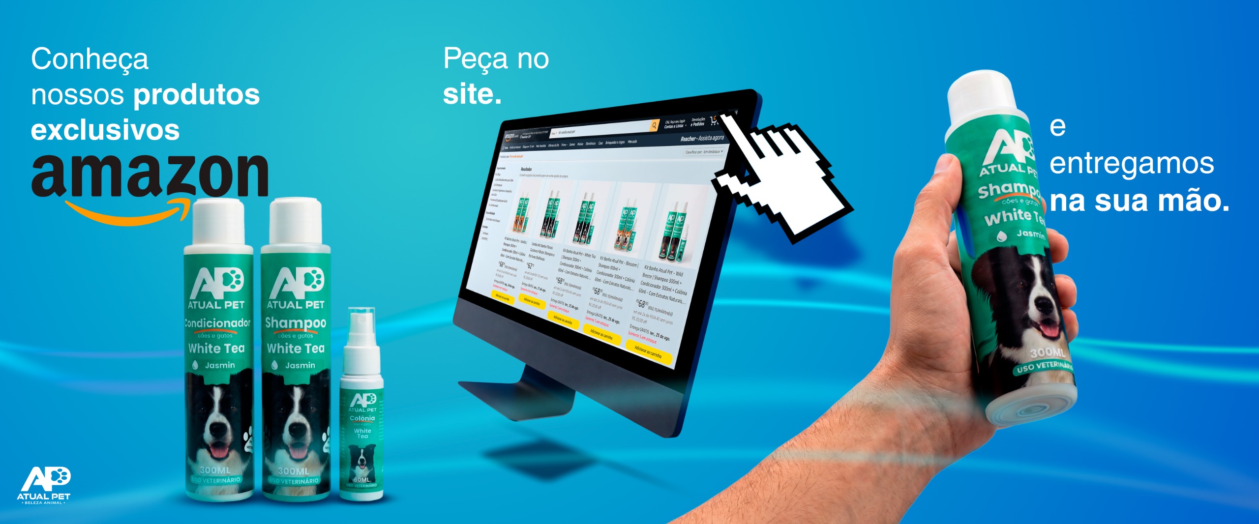 Conheça os produtos exclusivos Atual Pet na Amazon: escolha no site e receba em casa
