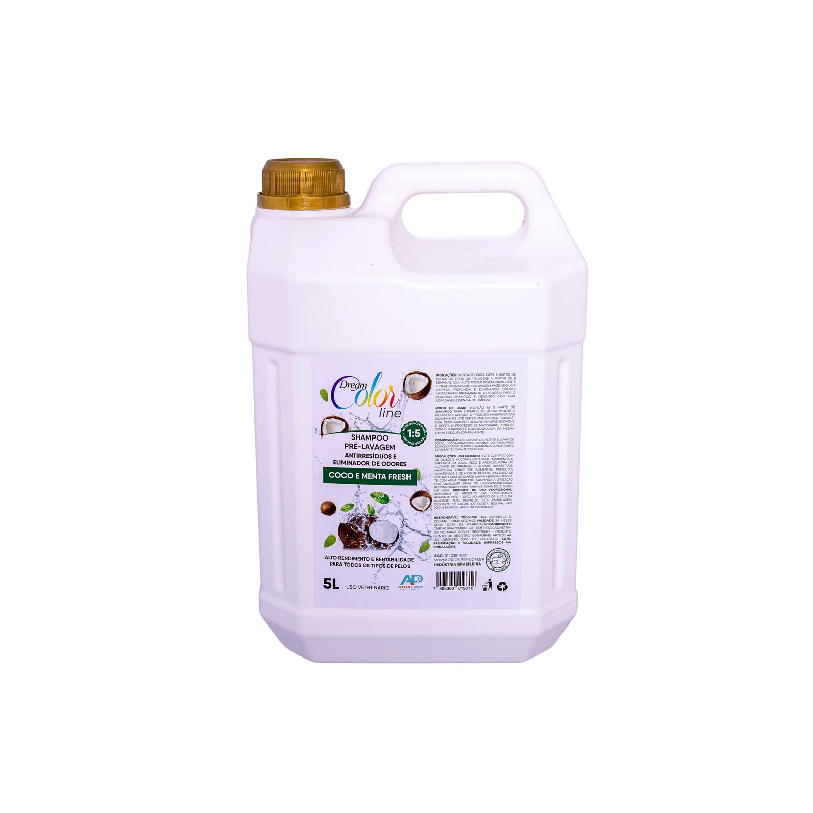 Shampoo Pré-lavagem Coco e Menta — Dream Color