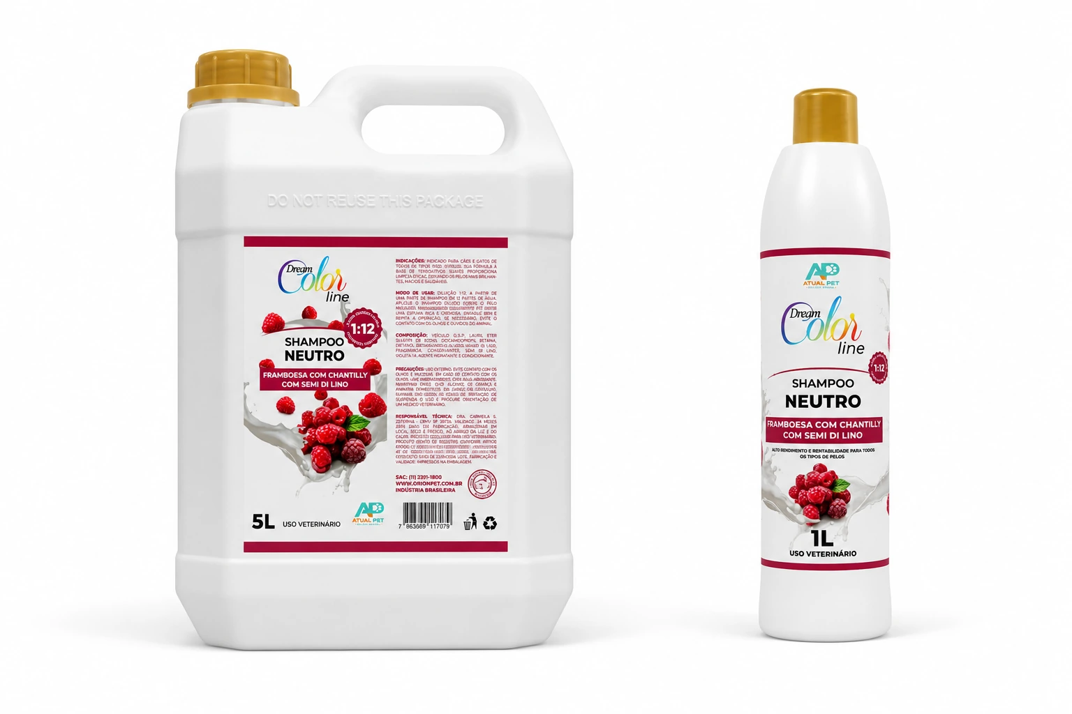 Shampoo Framboesa com Chantilly 1:12 — Dream Color