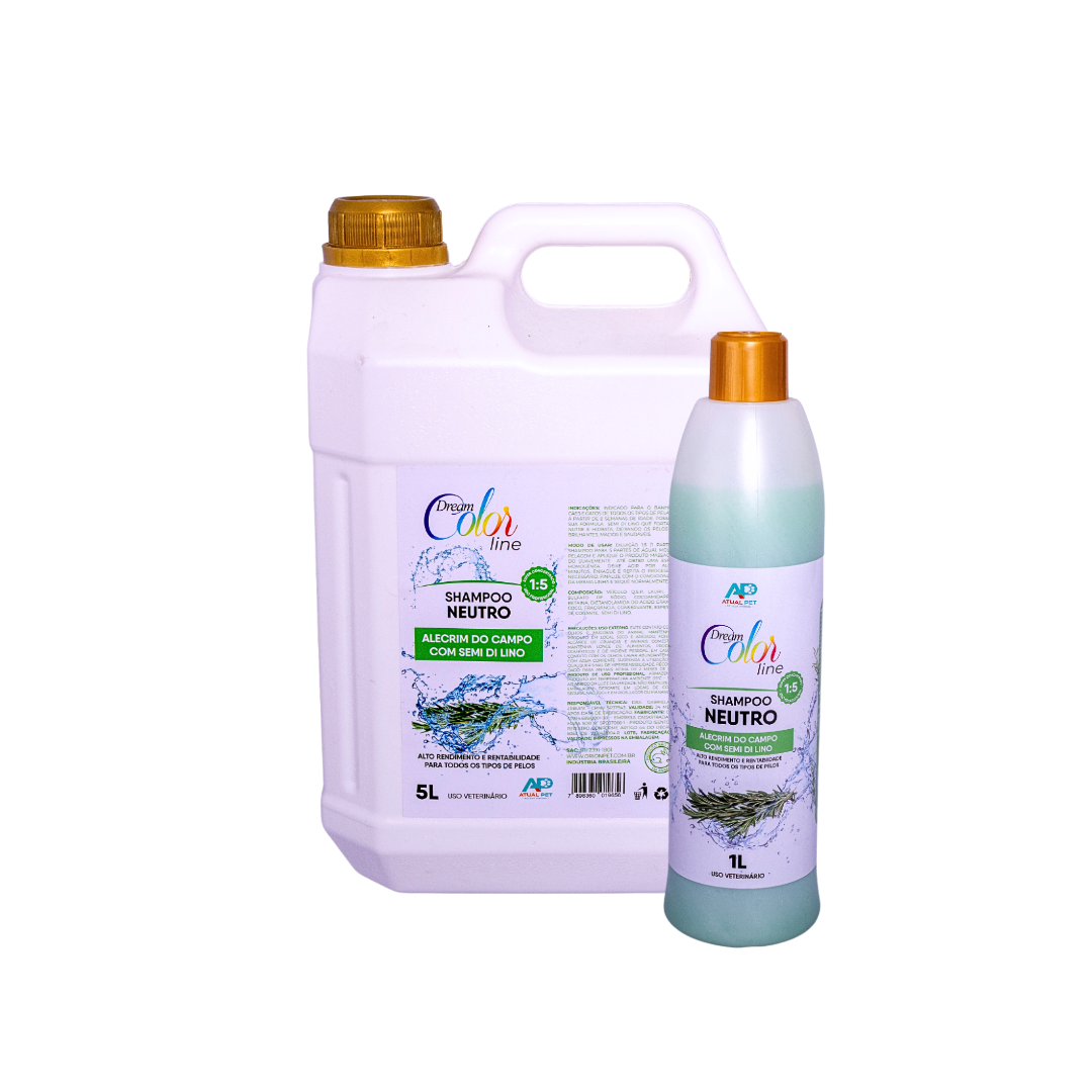 SHAMPOO NEUTRO ALECRIM DO CAMPO 1 e 5 l